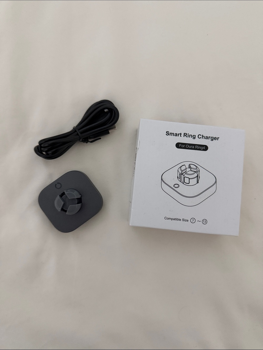 Smart Ring Charger - Black